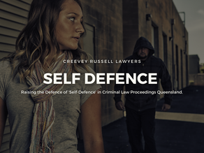 RAISING THE DEFENCE OF 'SELF-DEFENCE' IN CRIMINAL LAW PROCEEDINGS QLD