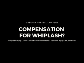 CAN YOU RECEIVE COMPENSATION FOR WHIPLASH?