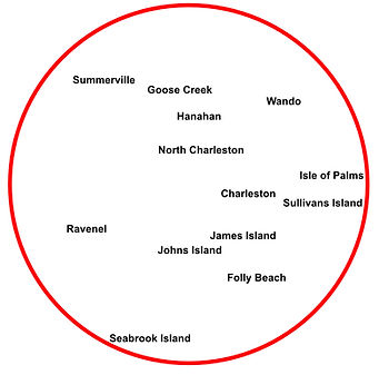 Carolina On Call operates within a 20 mile radius of Charleston, SC.
