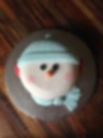 Snowman Cake