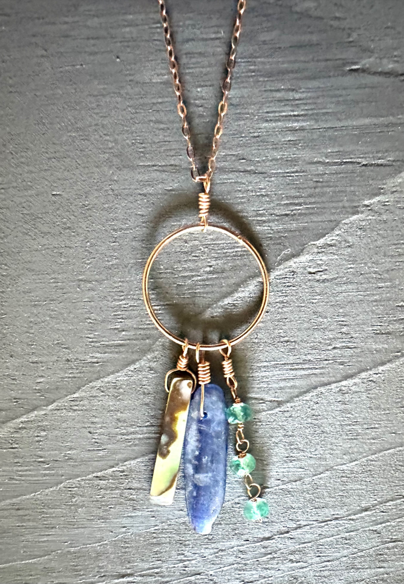 Multi stone necklace