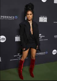 Teyana Taylor red carpet style