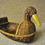 Thumbnail: Vintage Wicker Duck Basket 6 inch