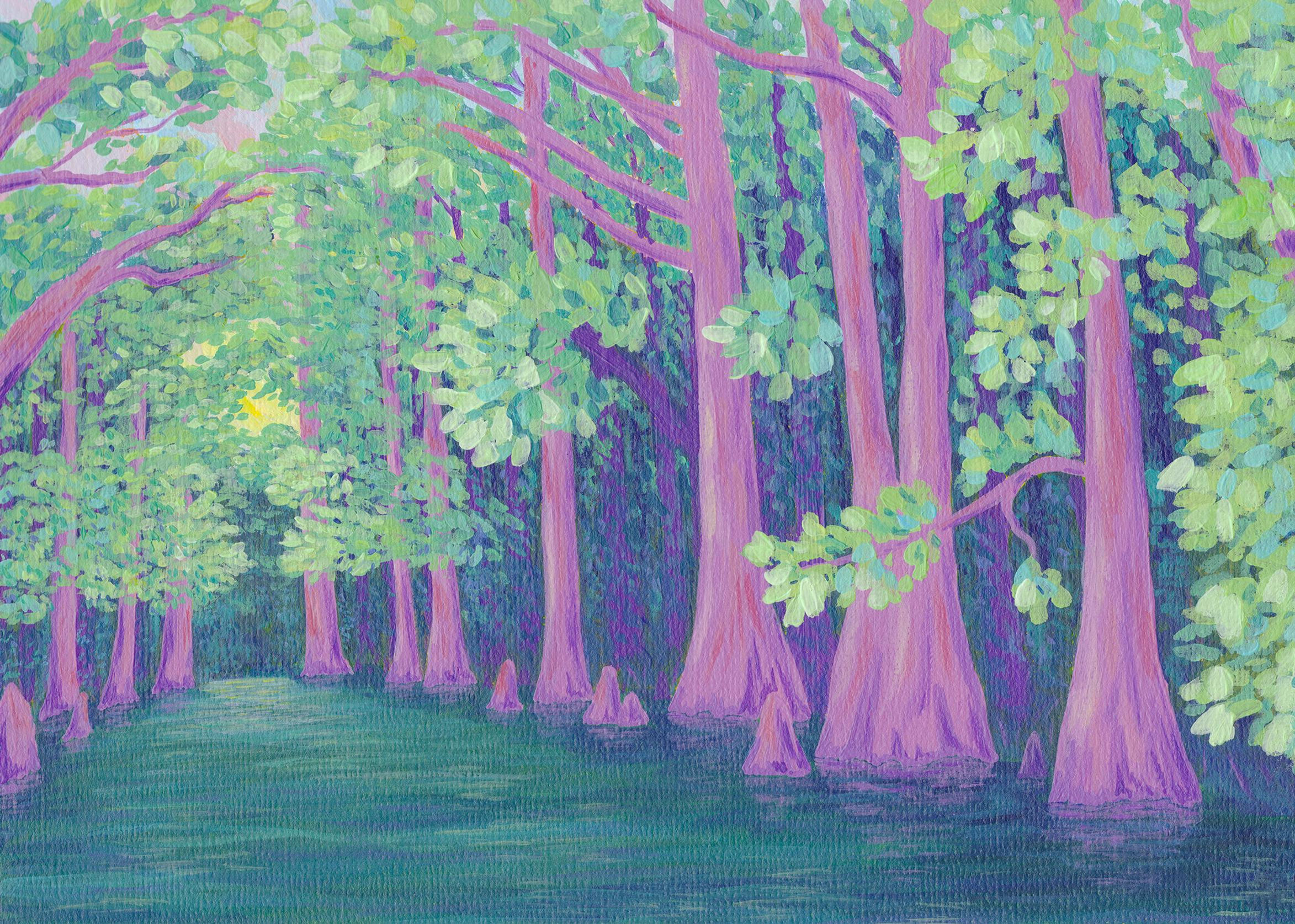 Congaree National Park Original Painting