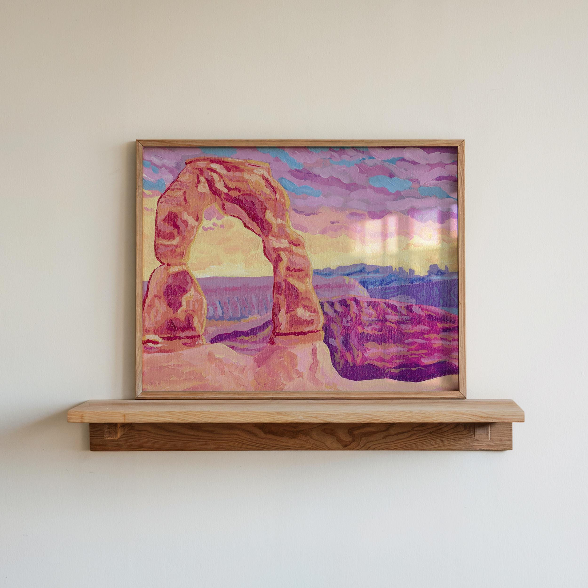 Arches National Park Print | National Park Art Print | Giclée Print