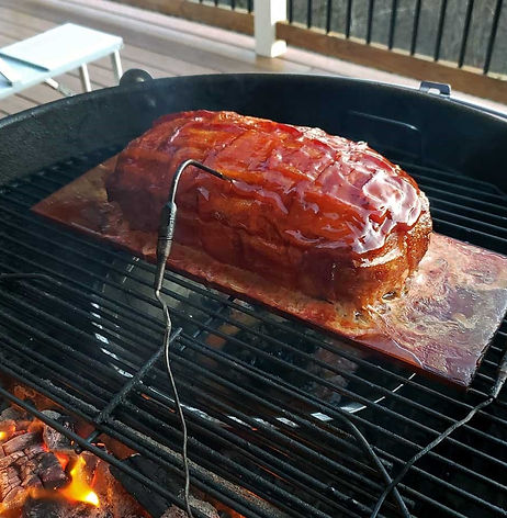Bacon-Wrapped Smoked Meatloaf