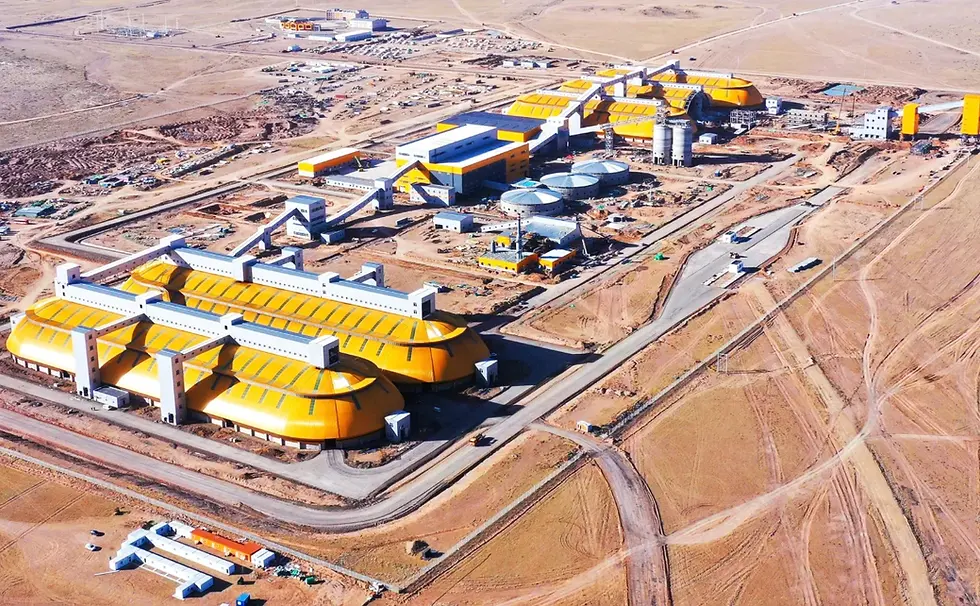 Erdenes Tavan Tolgoi coal mine facility in Mongolia