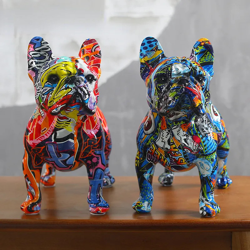 Cute Dog Resin Statue