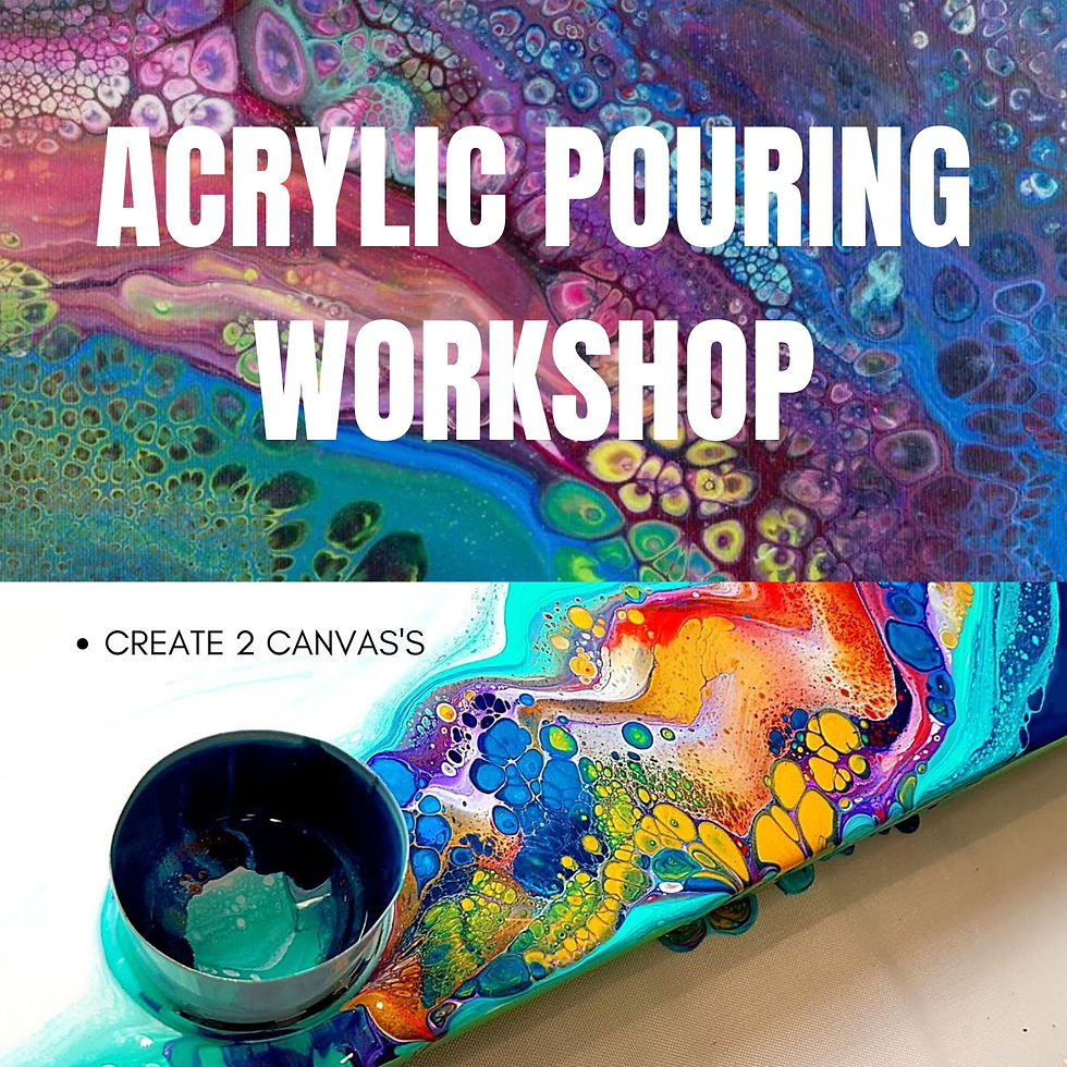 Fluid Art: Acrylic Pouring for beginners workshop £45pp