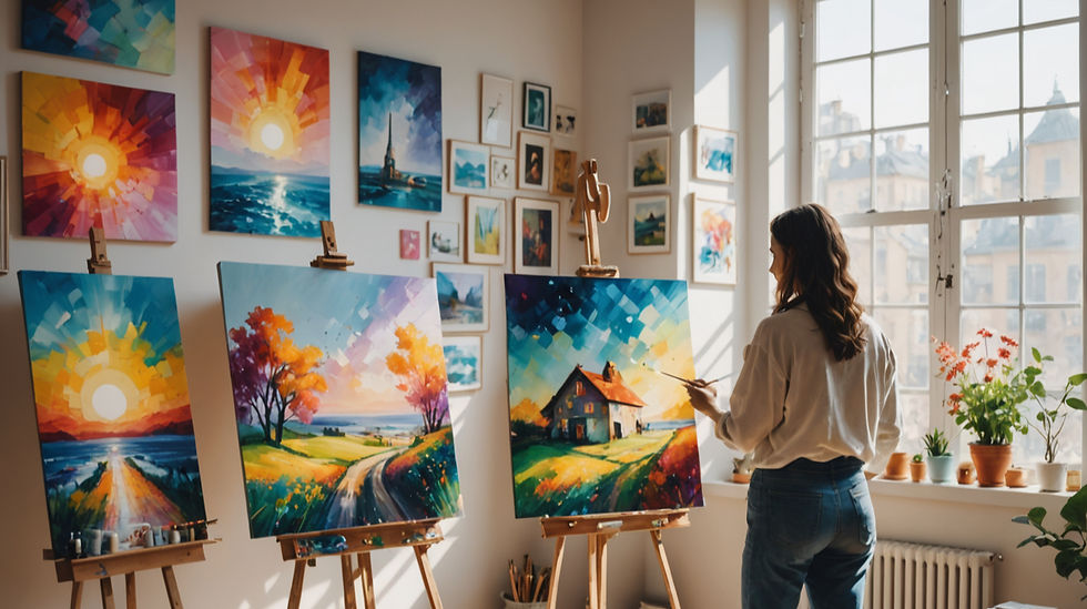Acrylic Painting Level 2: – Light, Colour & Atmosphere £140