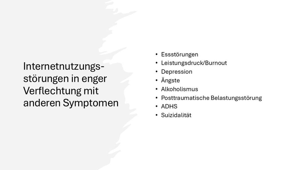 Folie aus meinem Onlinevortrag zum Thema Mediensucht bei Frauen