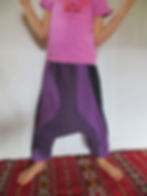 sarouel enfant violet