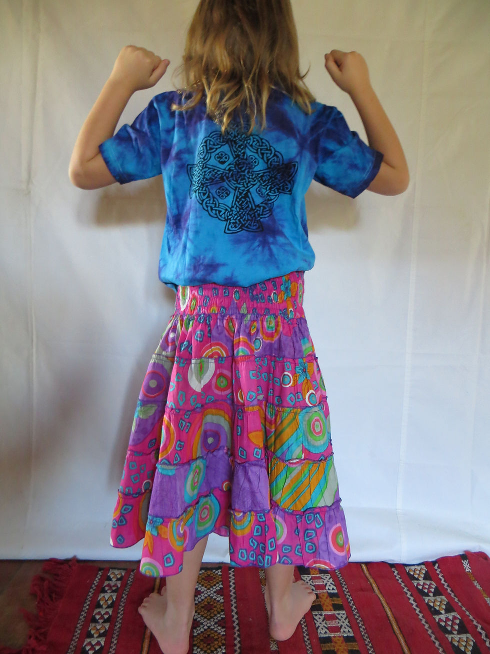 Miniature : jupe enfant hippie