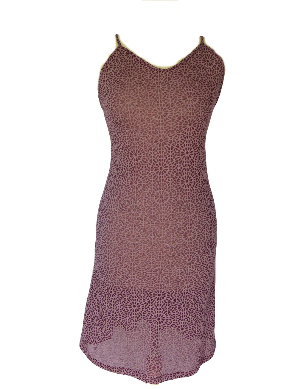 robe ethnique violet