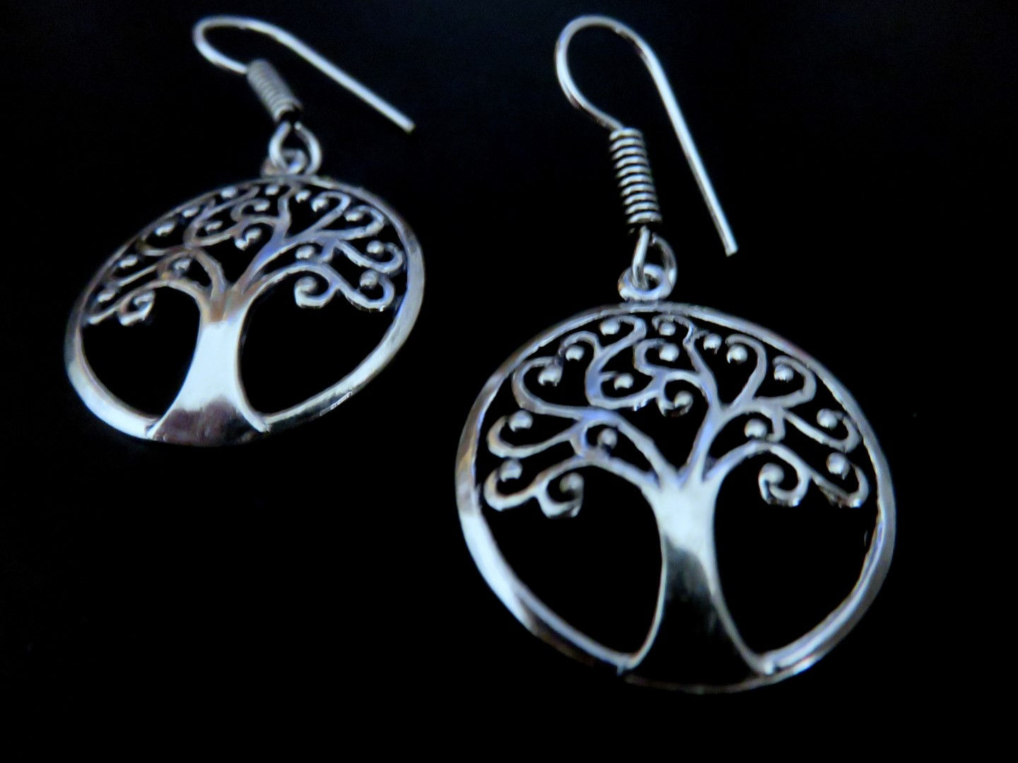 boucle d'oreille arbre de vie