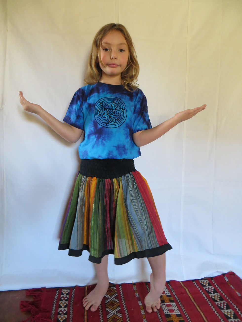 Miniature : jupe enfant hippie