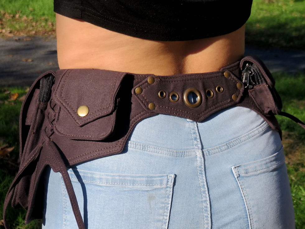 Miniature : Ceinture Poche Anjuna Marron