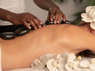 volcanic stone massage