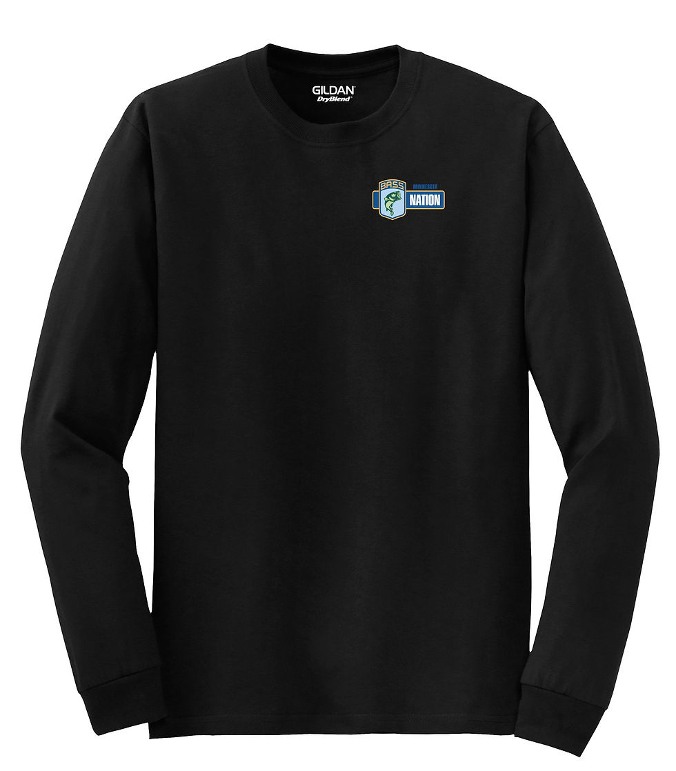 Thumbnail: MNBN Long Sleeve 50/50 Blend Tshirt- Screen Printed (Full Chest or Left
