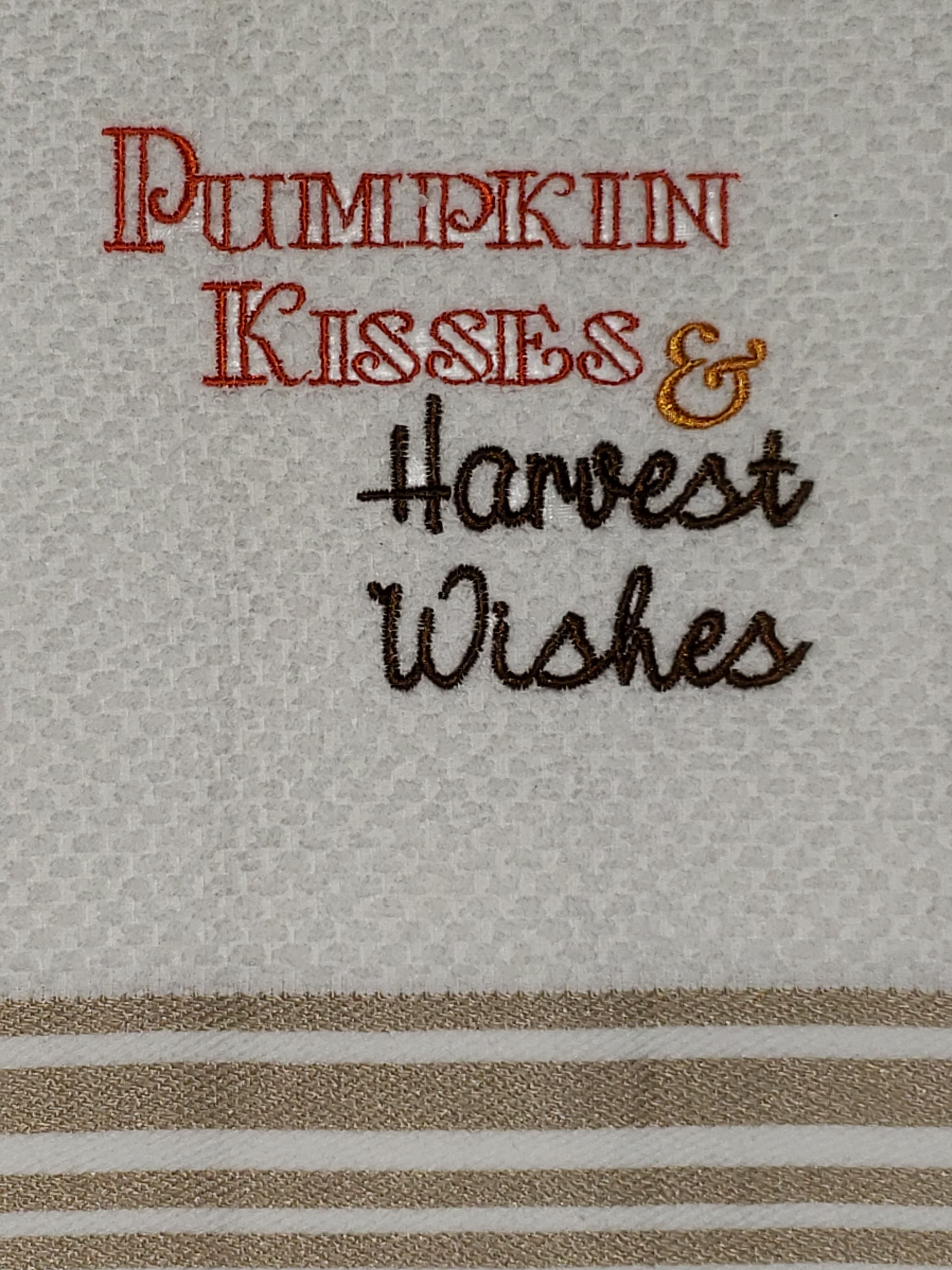 Pumpkin Kisses Kitchen Towel