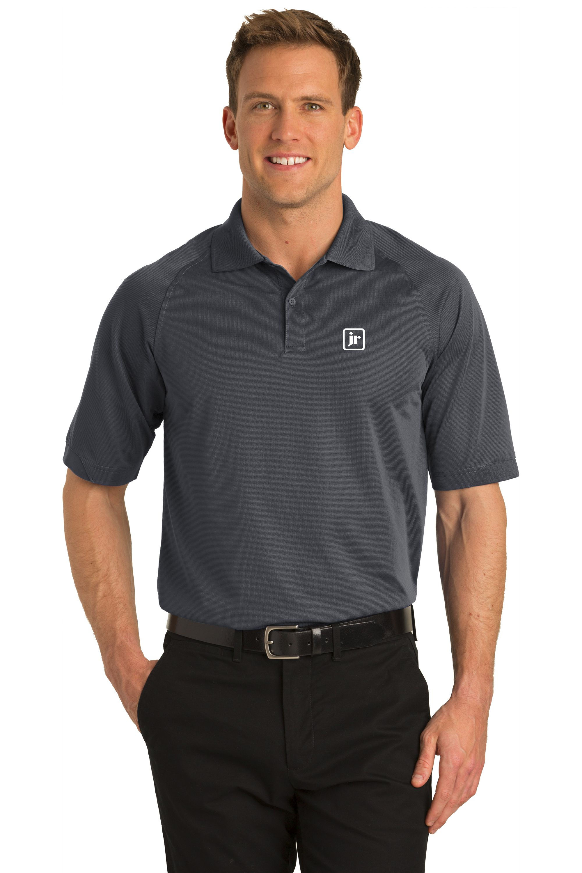 Men's Port Authority K525 Poly Performance Polo with Embroidered Logo