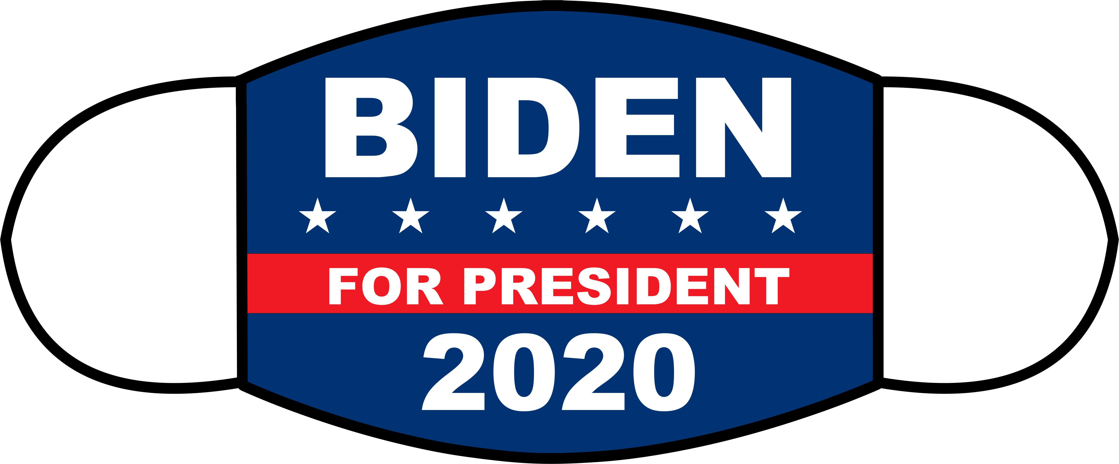 Biden 2020 Sublimated 3 Layer Face Mask (2 sizes)