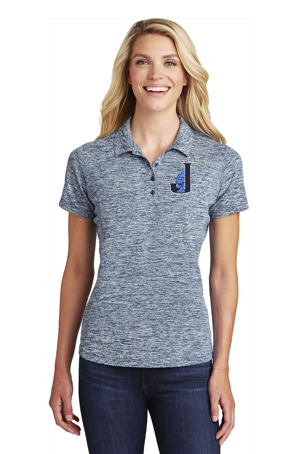 Womens Sport-Tek® Electric Heather Polo LST590 - Embroidered