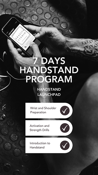 FREE HANDSTAND PROGRAM | Gravit8 Studio
