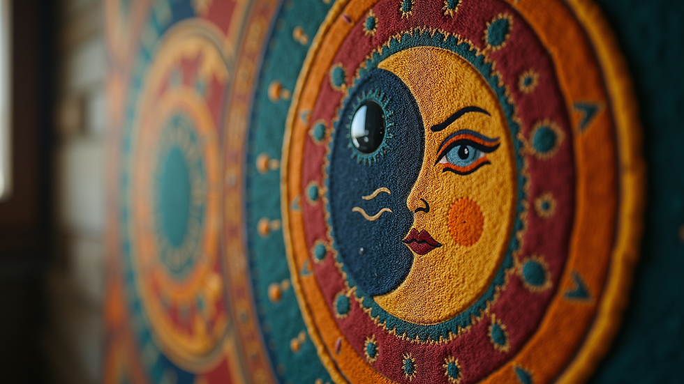 Transform Your Space with Personalized Moon Ritual Wall Hangings