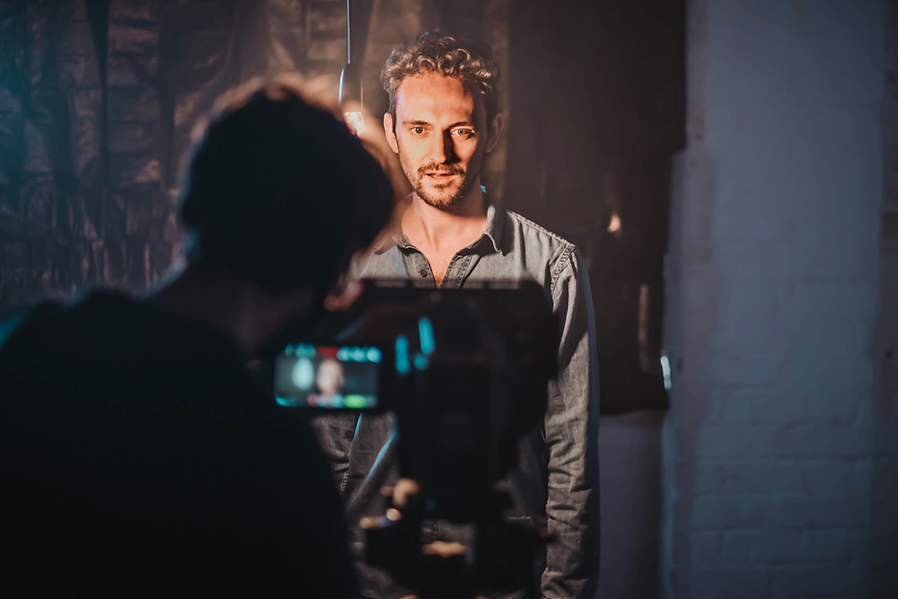 Filming George Blagden