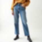Calça Jeans Reta