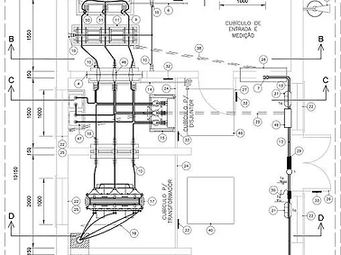 projeto eletrico subestação