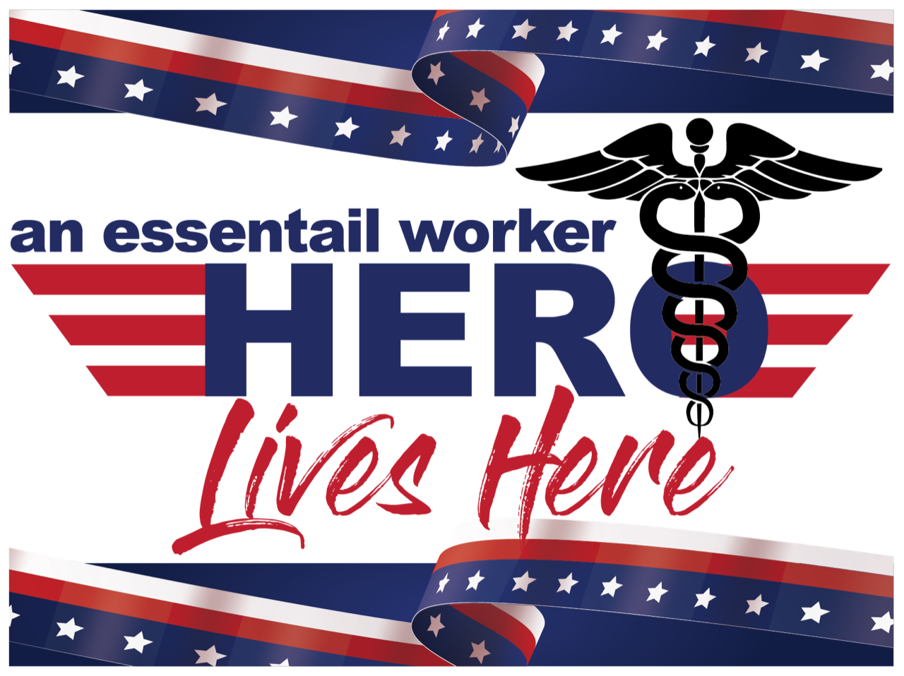 Yard Sign - Healthcare Hero, Nurse