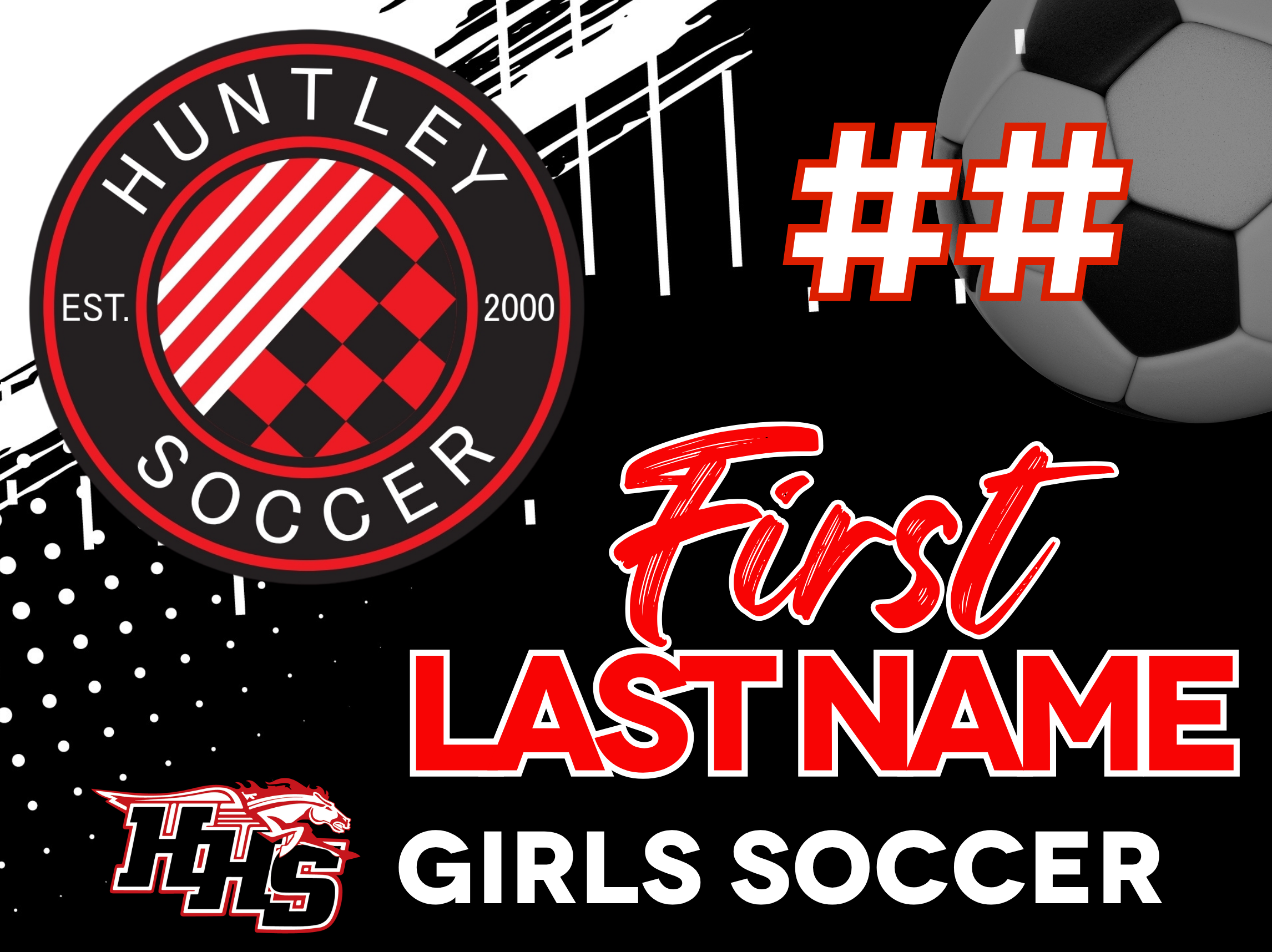 Yard Sign _ HHS Girls Soccer