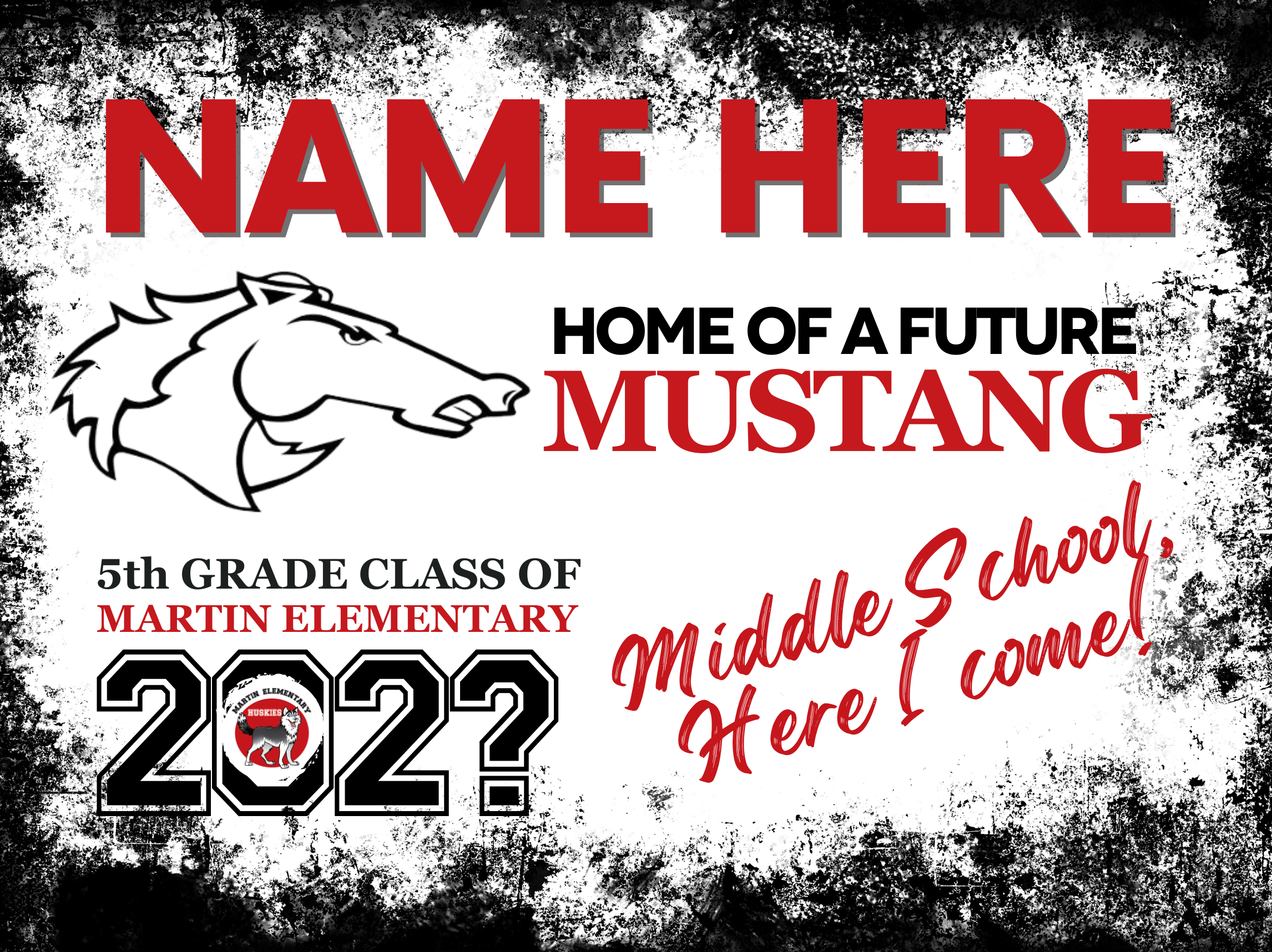 Yard Sign, 216_Future Mustang_Martin Personalized2