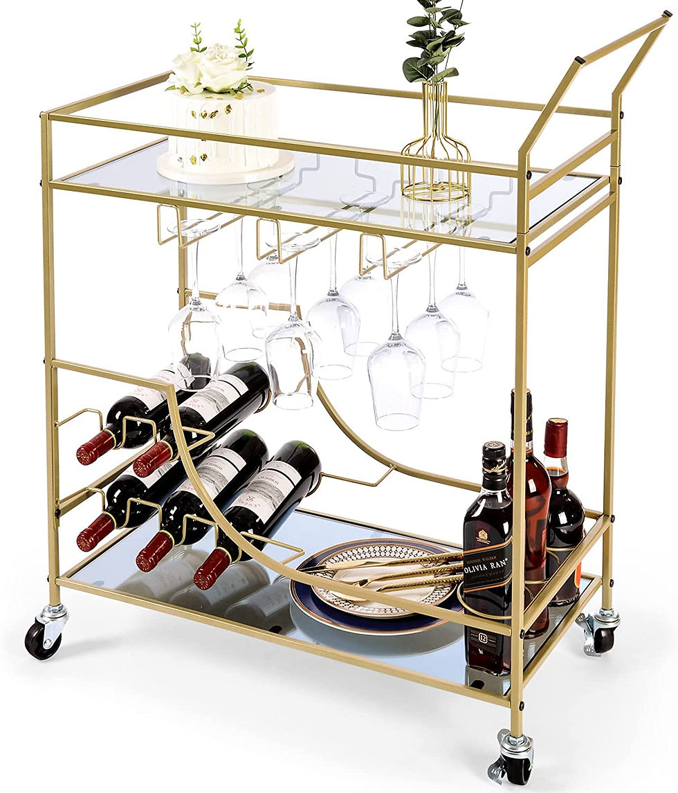 Gold Bar Cart