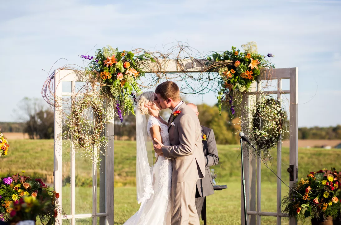 Wedding Arbors Made From Doors