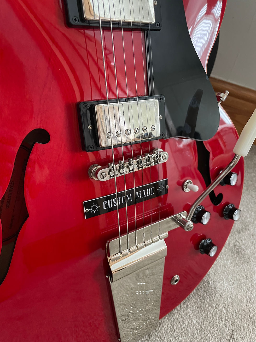 Thumbnail: Epiphone Joe Bonamassa 1962 Custom ES-335 Guitar, Sixties Cherry