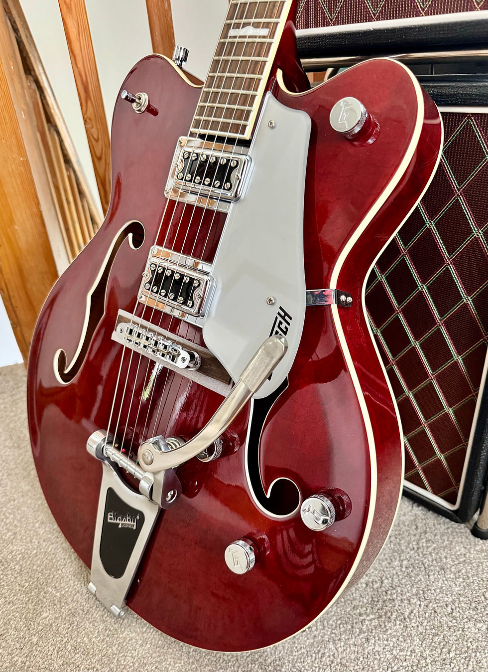 Thumbnail: 2012 Gretsch Electromatic G5422T Walnut Finish Hollow body Guitar