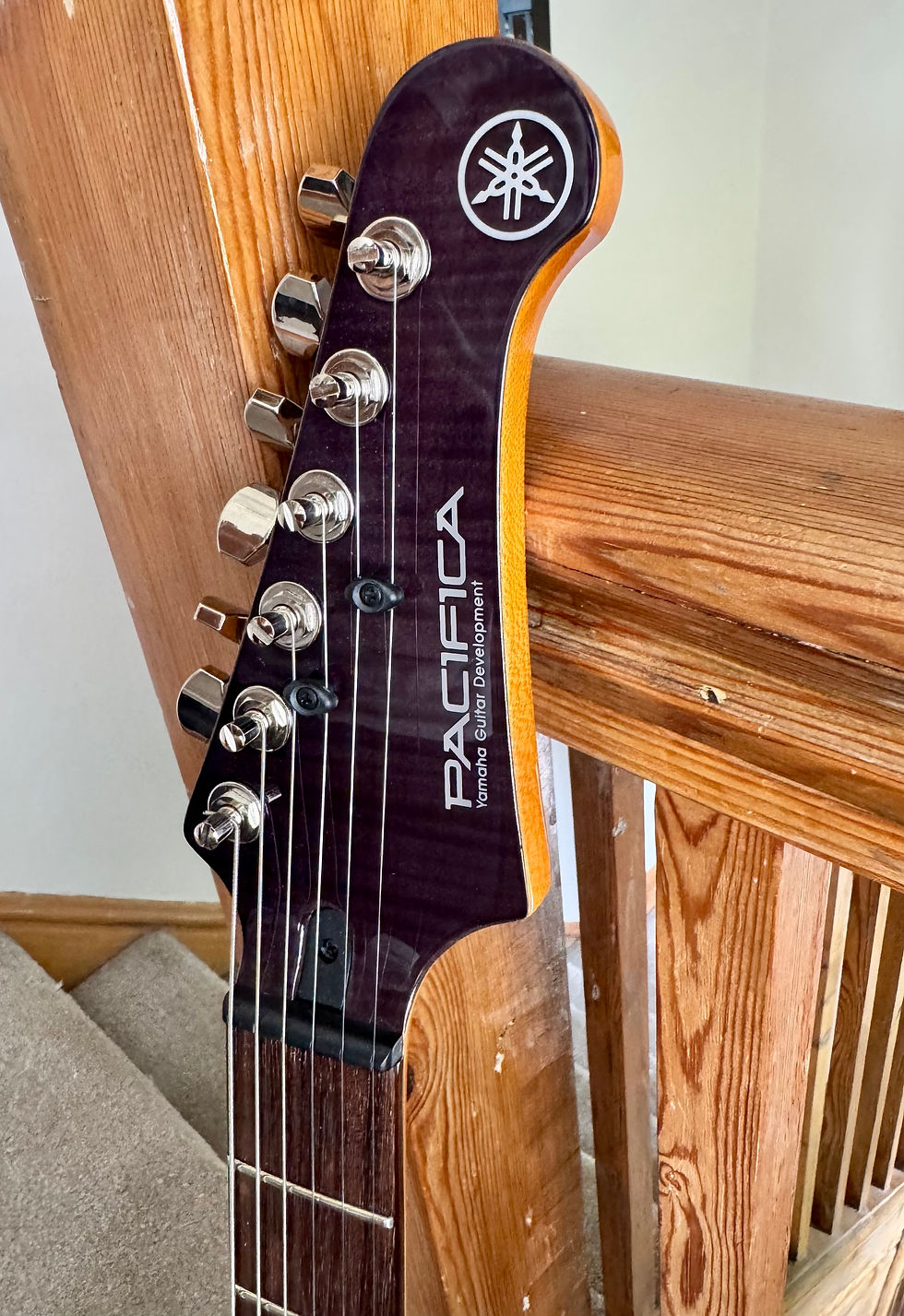 Thumbnail: Yamaha Pacifica PAC 611 HFM Translucent Purple Guitar