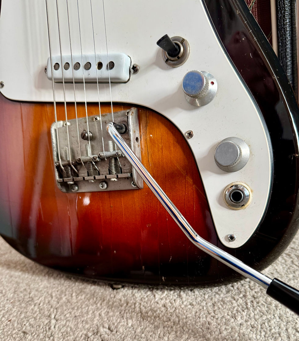 Thumbnail: 1960's Vox Ace Sunburst Finish Electric Guitar