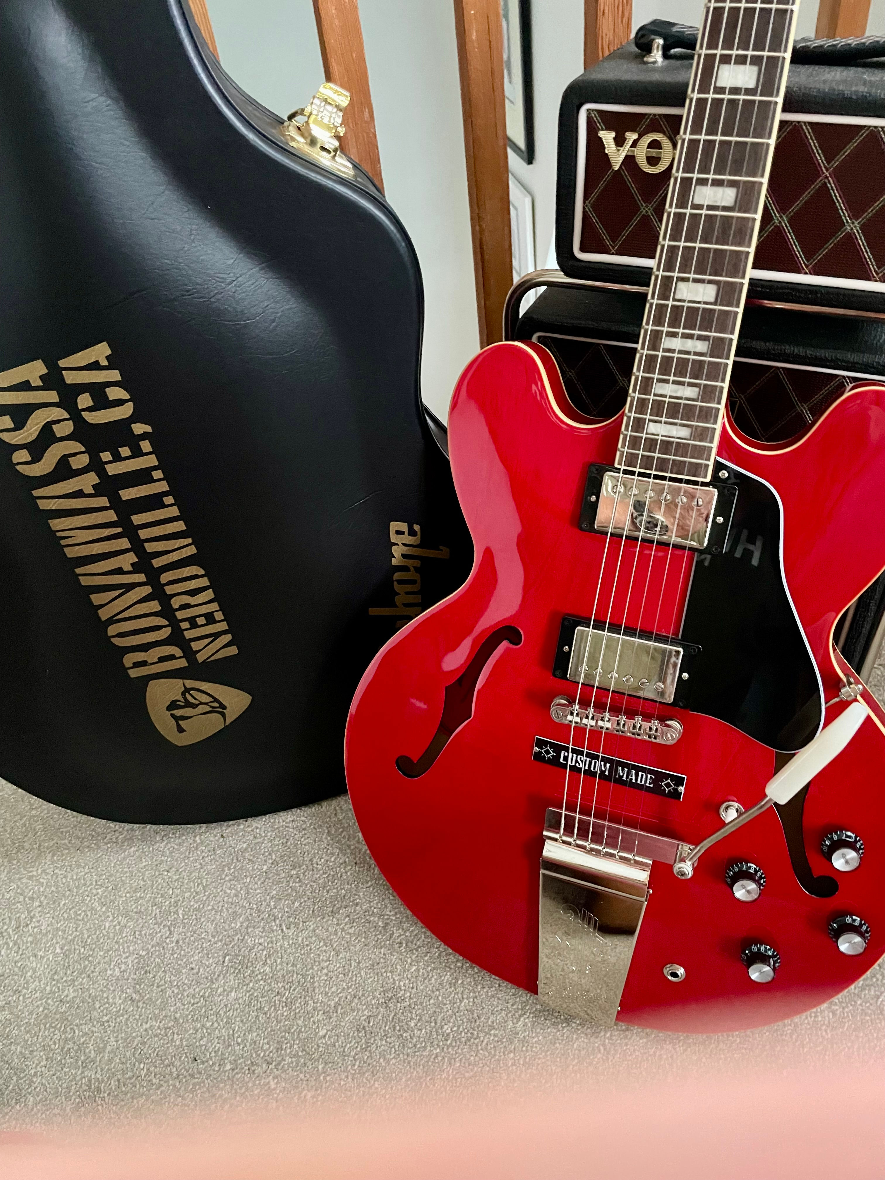 Epiphone Joe Bonamassa 1962 Custom ES-335 Guitar, Sixties Cherry