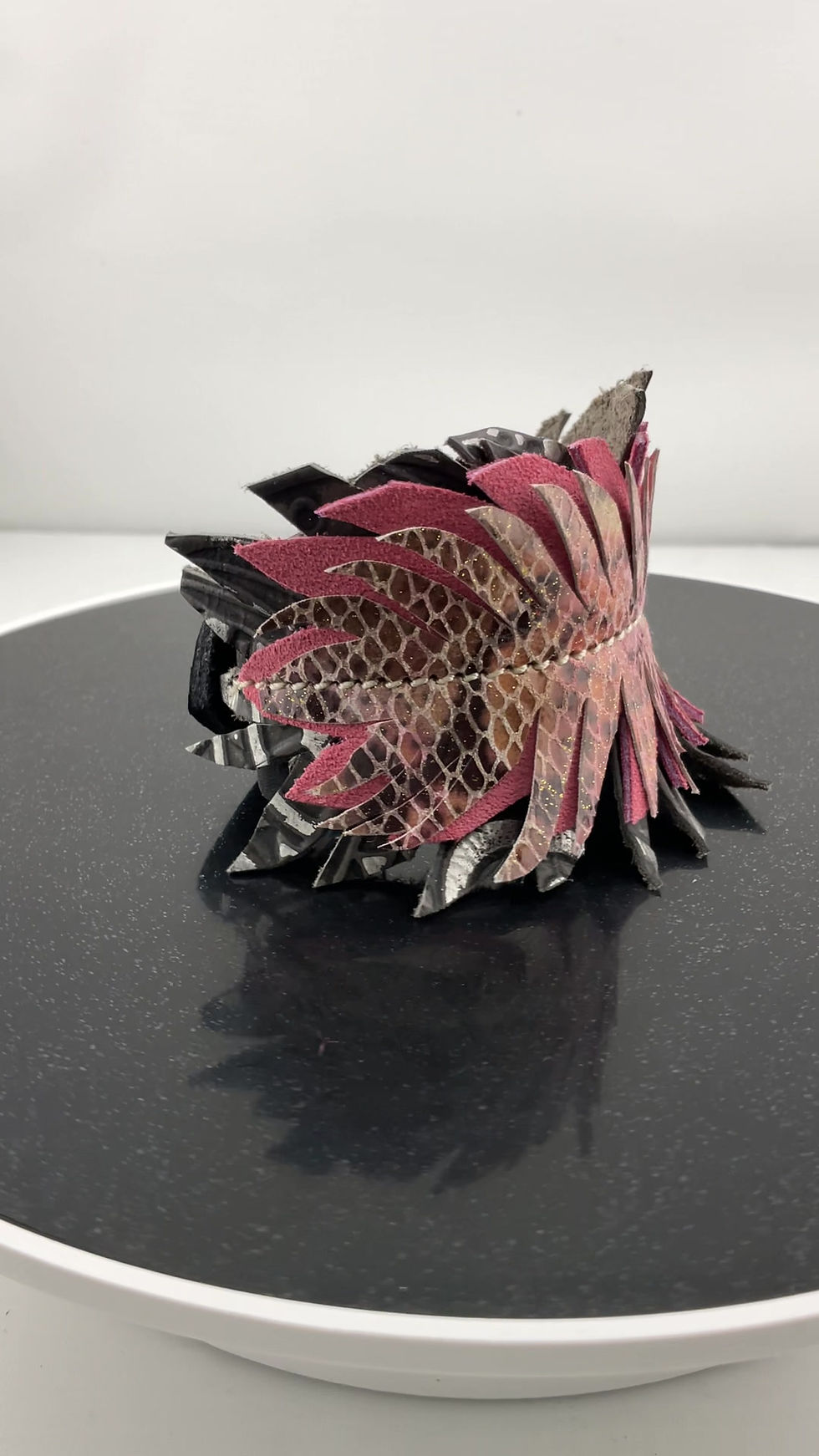 Thumbnail: Snakeskin Feather Bling Bracelet