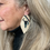 Thumbnail: Deer Skin Feather Earrings