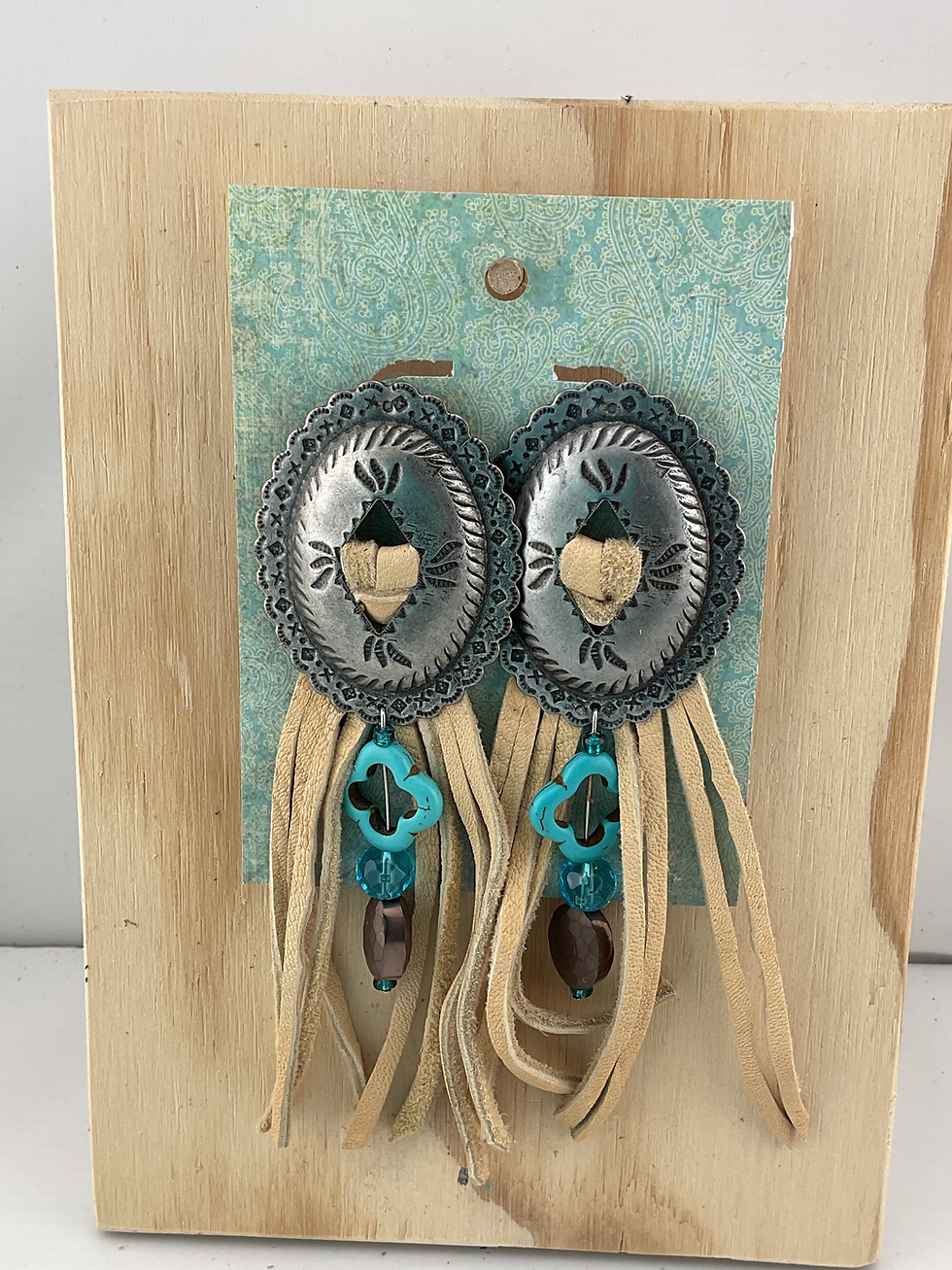 Thumbnail: Slotted Concho Earrings