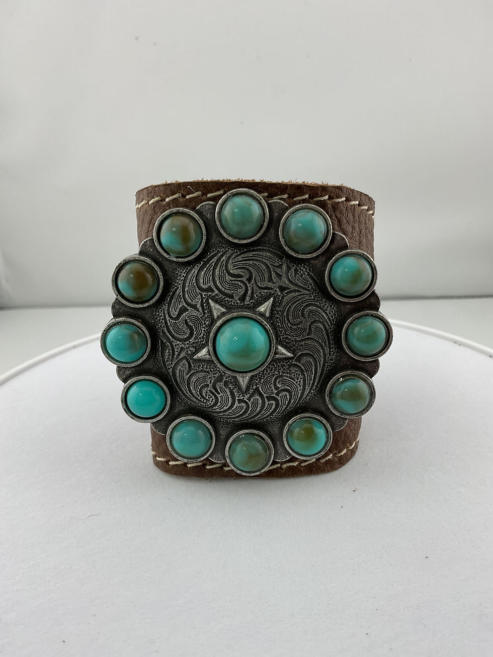 Ladies Large Concho Bracelet