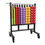 Thumbnail: Neoprene/Vinyl Dumbbell Storage Rack w/44 Pairs Vinyl Coated DBs