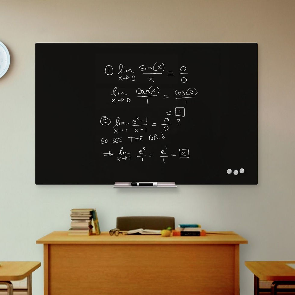 Thumbnail: Fab Glass Magnetic Eraser Glass Board Eased Corners