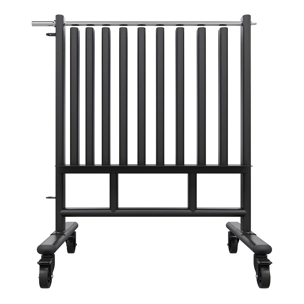 Thumbnail: Neoprene/Vinyl Dumbbell Storage Rack w/44 Pairs Vinyl Coated DBs