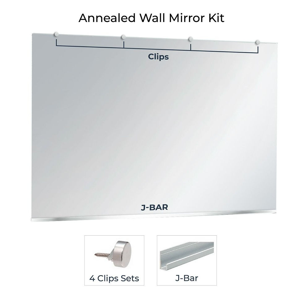 Thumbnail: Fab Glass Wall Mirror Kit For Gym Studio for sale